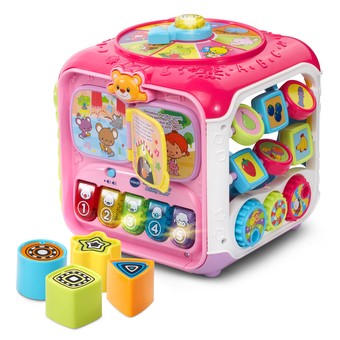 Sort & Discover Activity Cube™ (Pink)